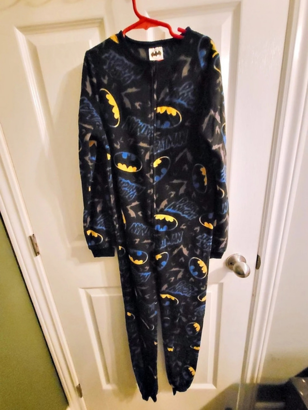 Batman Pajama Set in Black & Yellow Like New